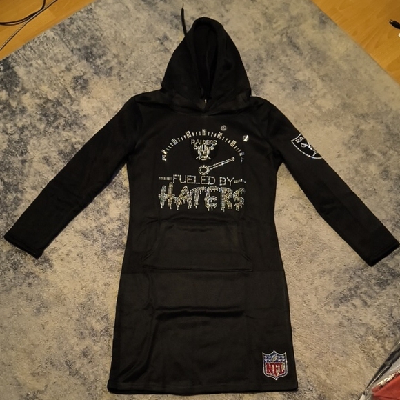 Dresses & Skirts - NWT Black NFL Hooded Dress